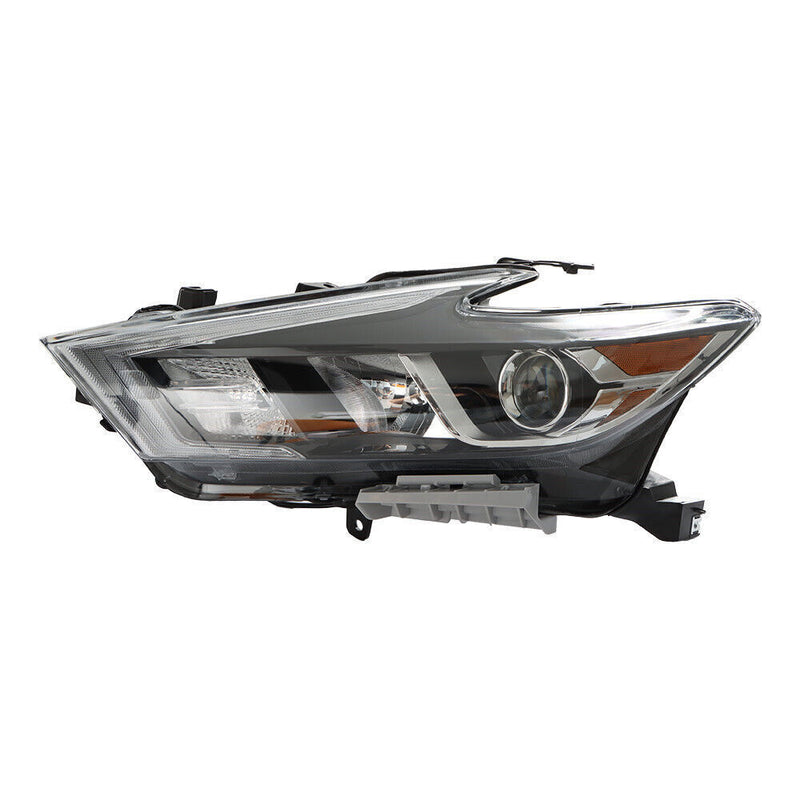 DURAFORCE Left Headlight For 2016-2018 Nissan Maxima S SL SV Halogen w/ LED DRL