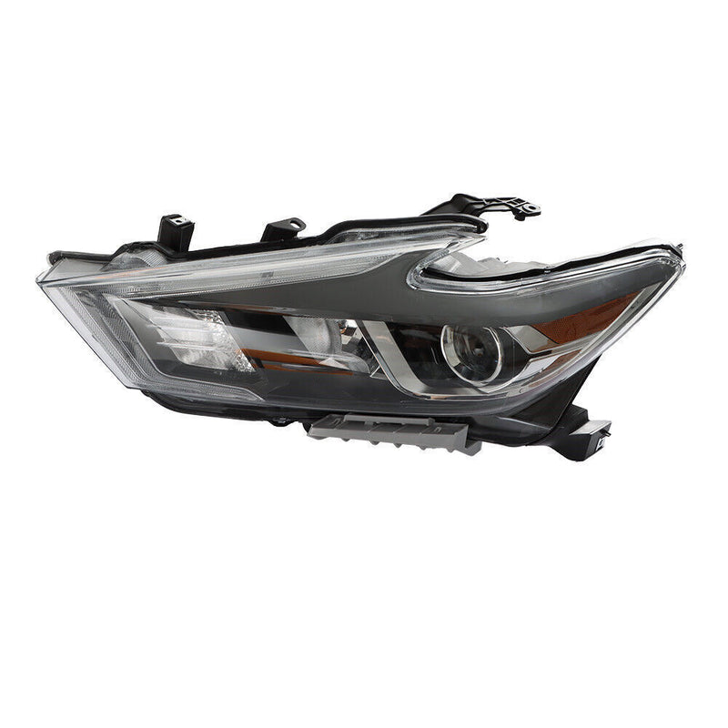 DURAFORCE Left Headlight For 2016-2018 Nissan Maxima S SL SV Halogen w/ LED DRL