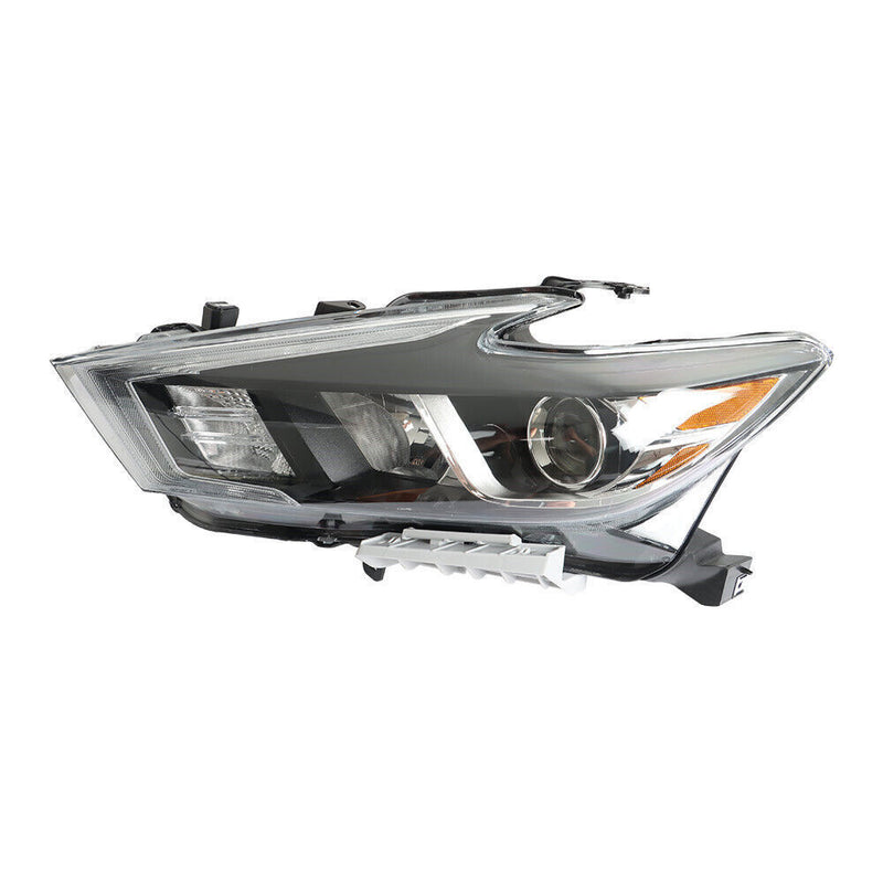 DURAFORCE Left Headlight For 2016-2018 Nissan Maxima S SL SV Halogen w/ LED DRL