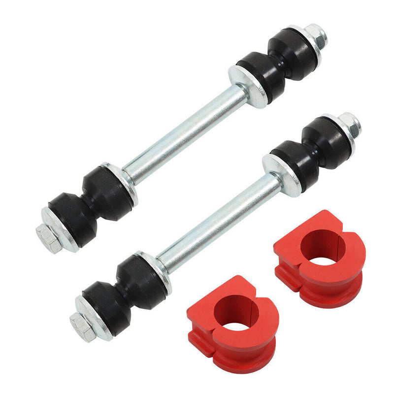 DURAFORCE Front Sway Bar End Links Kit Stabilizer Bar Bushings For 07-17 Chevy Gmc