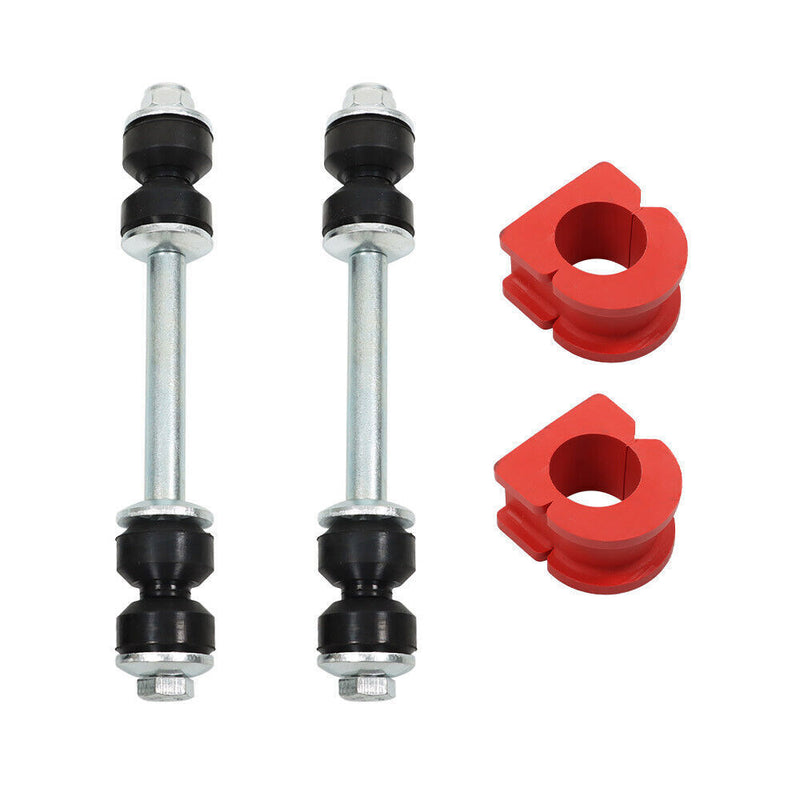 DURAFORCE Front Sway Bar End Links Kit Stabilizer Bar Bushings For 07-17 Chevy Gmc