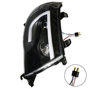 DURAFORCE Right+Left Headlights For Toyota Tacoma 2005-2011 LED Projector Black