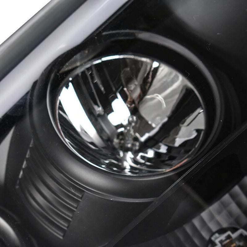 DURAFORCE Right+Left Headlights For Toyota Tacoma 2005-2011 LED Projector Black
