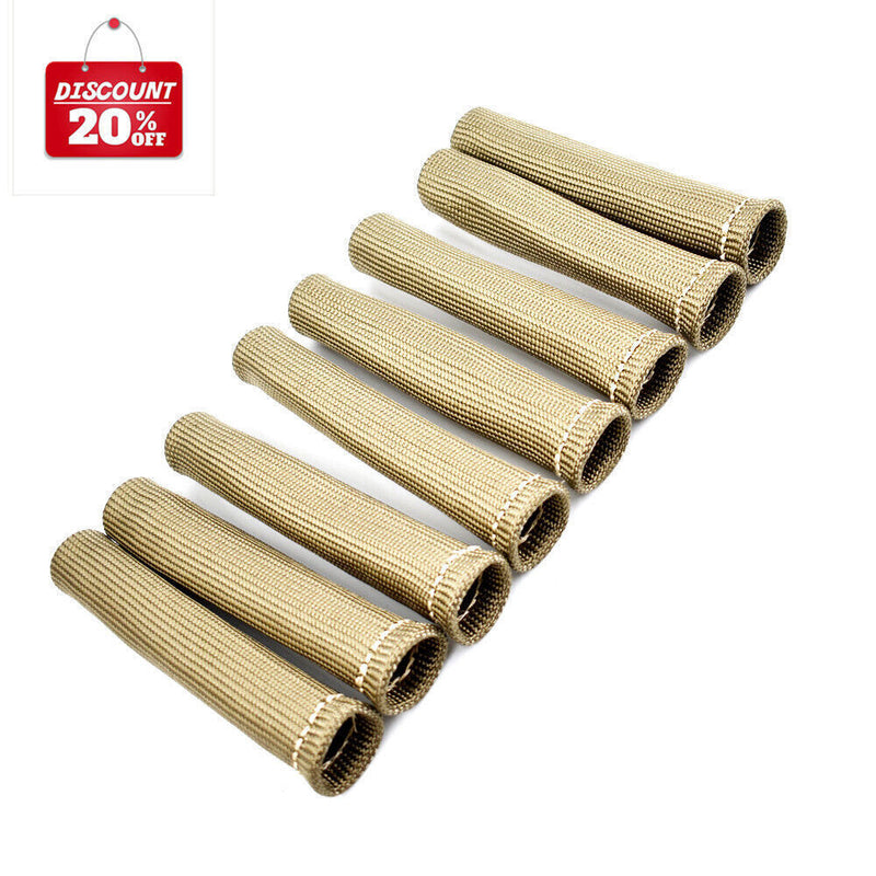 DURAFORCE Spark Plug Wire Boots Heat Shield Protector Sleeve SBC BBC 1800°