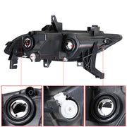 DURAFORCE Left+Right Fog Lamps Assembly For 2016-2019 Nissan Maxima Black Housing