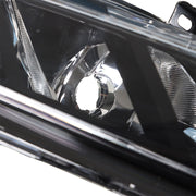 DURAFORCE Left+Right Fog Lamps Assembly For 2016-2019 Nissan Maxima Black Housing