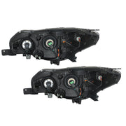 DURAFORCE Left+Right Headlight For 2017-18 Subaru Impreza/Crosstrek Halogen Chrome