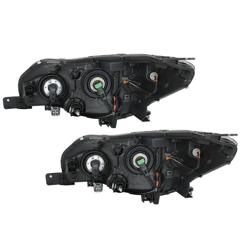DURAFORCE Left+Right Headlight For 2017-18 Subaru Impreza/Crosstrek Halogen Chrome
