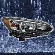 DURAFORCE Left+Right Headlight For 2017-18 Subaru Impreza/Crosstrek Halogen Chrome