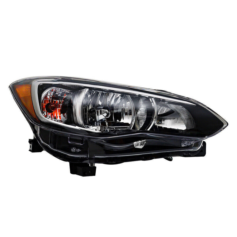 DURAFORCE Left+Right Headlight For 2017-18 Subaru Impreza/Crosstrek Halogen Chrome