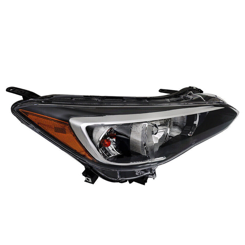 DURAFORCE Left+Right Headlight For 2017-18 Subaru Impreza/Crosstrek Halogen Chrome