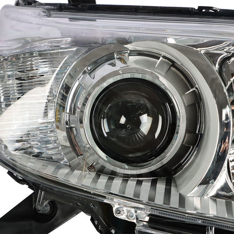DURAFORCE Right+Left Headlights For 2011-2020 Toyota Sienna Halogen Chrome Housing