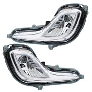 DURAFORCE Right+Left Bumper Fog Lights For 2012-2016 Hyundai Accent Driving Lamps