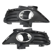 DURAFORCE Front Bumper Grill Fit For 2013-2016 Ford Fusion w/ Fog Light Covers