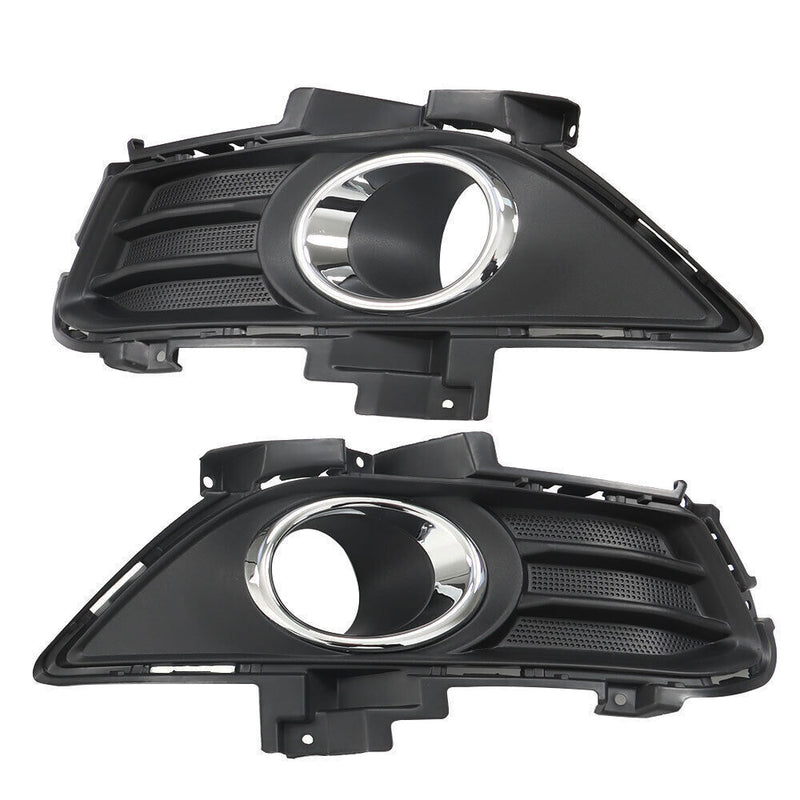 DURAFORCE Front Bumper Grill Fit For 2013-2016 Ford Fusion w/ Fog Light Covers