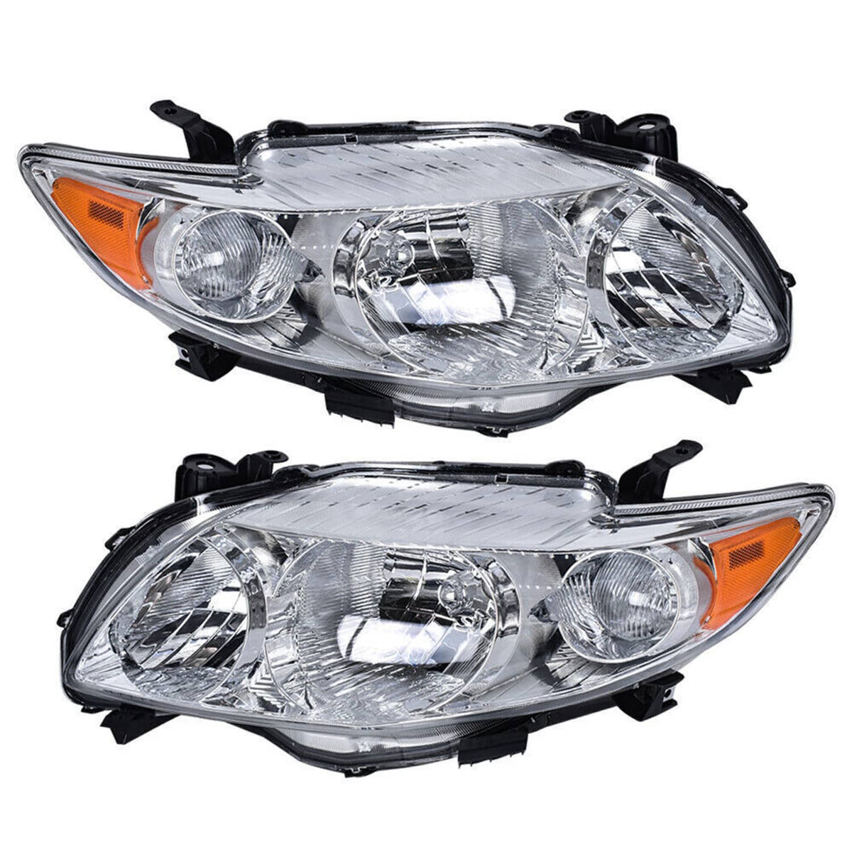 GXYWADY Headlights Front Head Lamps Replacement for 2011 2012 2013 Toyota Corolla S XRS Headlight Assembly Pair Left and Right Side, TO2503203 TO2502203