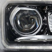 DURAFORCE Right+Left Headlights Halogen W/LED For 2013-2016 GMC Acadia Headlamps