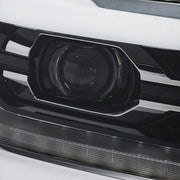 DURAFORCE Right+Left Headlights For 2016-18 Silverado 1500 LED Chrome Housing Lens