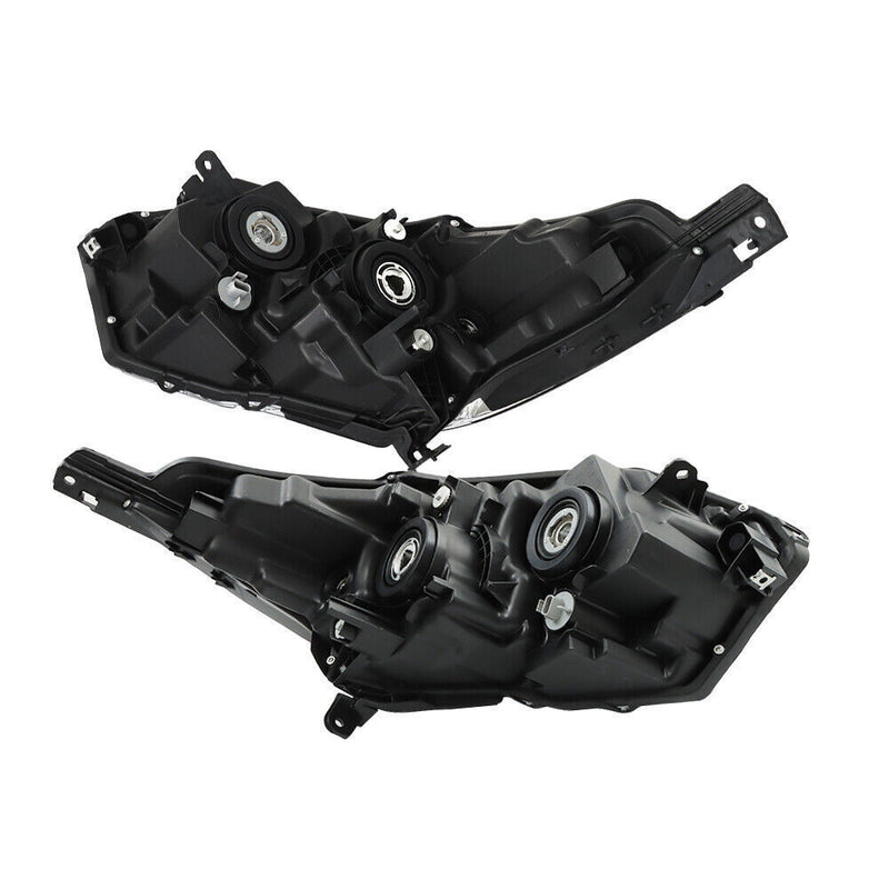 DURAFORCE Left+Right Side Headlight For 2019-2022 Honda HRV Assembly Halogen Black