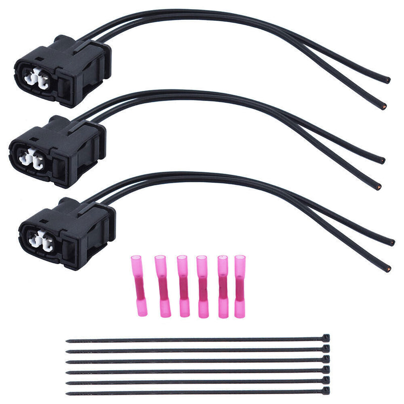 DURAFORCE Ignition Coil Connector Plug Wires For 1997-2005 Lexus GS300 IS300 3pcs