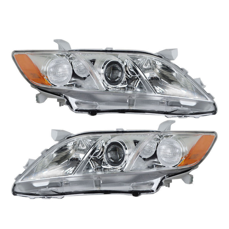 DURAFORCE Labwok Right+Left Headlights For 2007 2008 2009 Toyota Camry Projector Headlamps