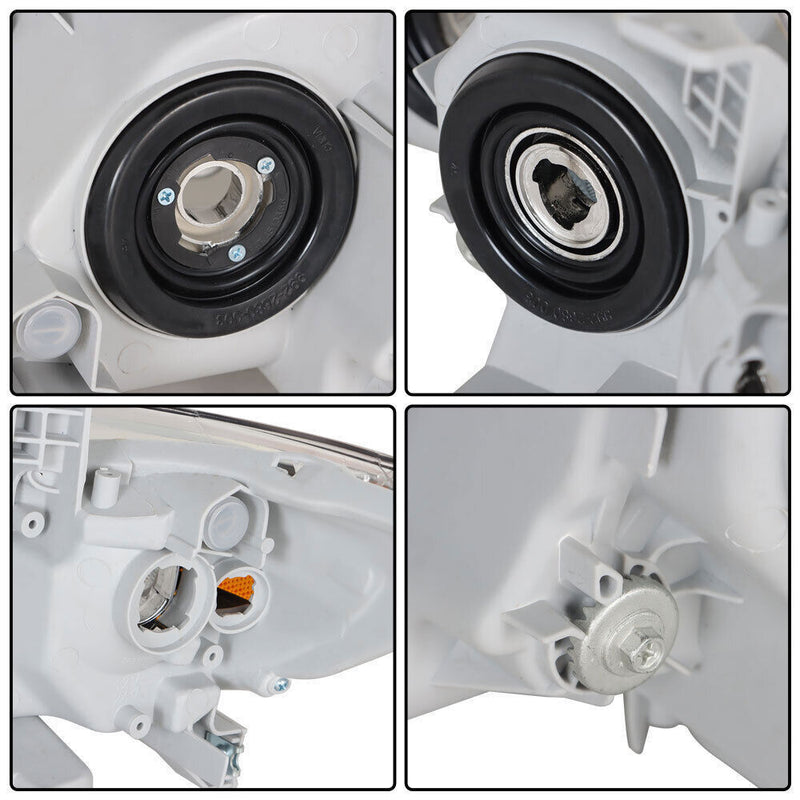 DURAFORCE Labwok Right+Left Headlights For 2007 2008 2009 Toyota Camry Projector Headlamps