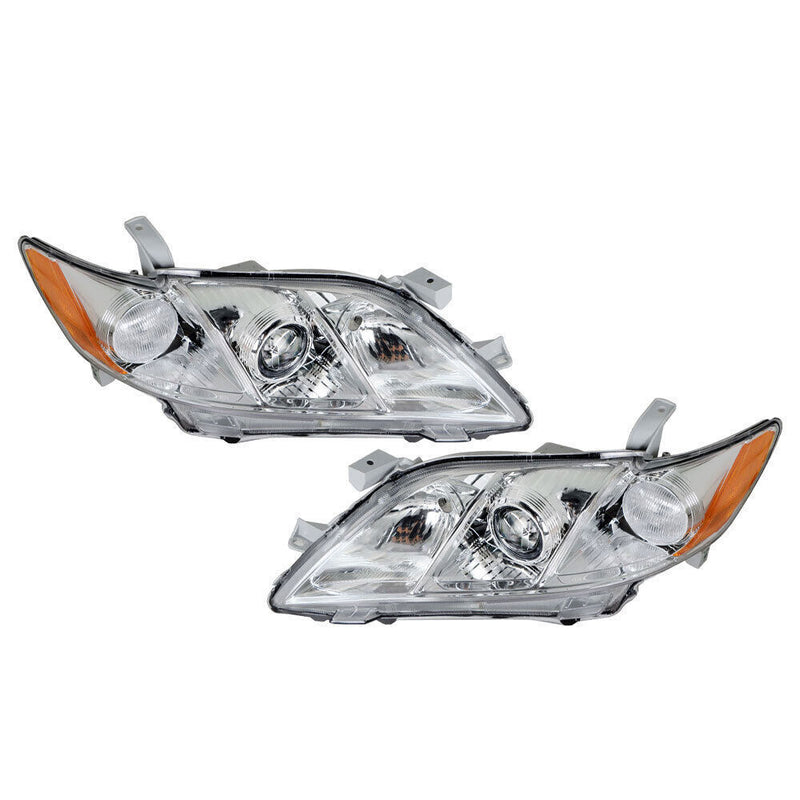 DURAFORCE Labwok Right+Left Headlights For 2007 2008 2009 Toyota Camry Projector Headlamps