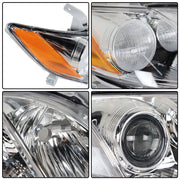DURAFORCE Labwok Right+Left Headlights For 2007 2008 2009 Toyota Camry Projector Headlamps