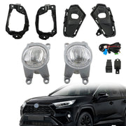 DURAFORCE Front LED Fog Lights Lamp For 2023-2024 Toyota Rav4 w/ Wiring & Switch