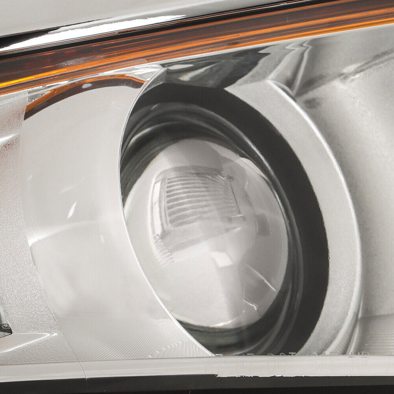DURAFORCE Right Side Headlight For 2011 2013 2014 Ford Edge Halogen Chrome W/o DRL
