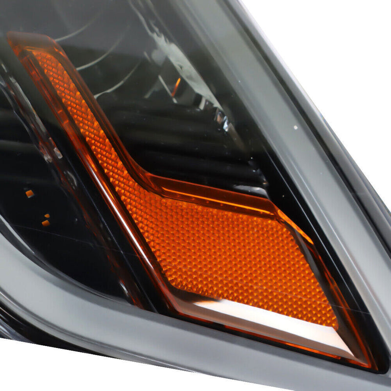 DURAFORCE RH&LH Headlight Halogen W/LED DRL For 2016-18 Ford Explorer Sport Black