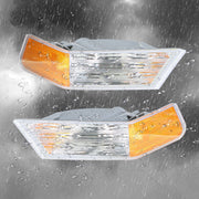 DURAFORCE Left+Right Turn Signal Lights Corner Lamp Fit For 2007-2014 Jeep Patriot