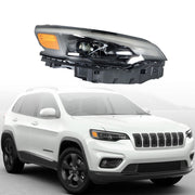 DURAFORCE Right Headlight For 2019-2022 Jeep Cherokee LED Passenger Side Headlamp