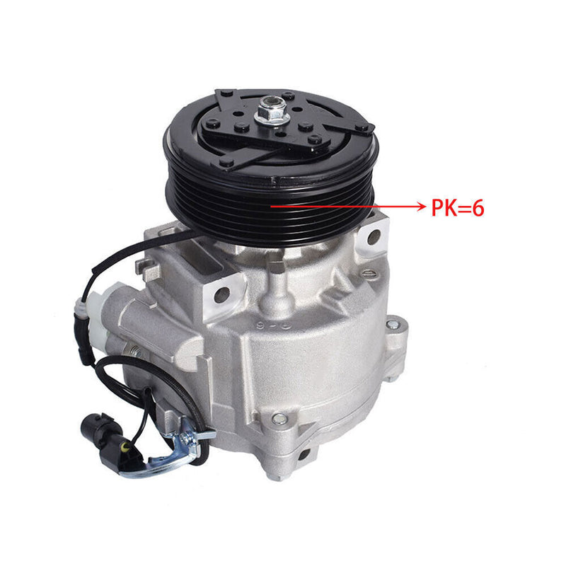 DURAFORCE A/C AC Compressor For 2008-2015 Mitsubishi Lancer 2.0L Outlander 3.0L