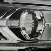 DURAFORCE Right+Left Headlights For 2017-2019 Ford Fusion Halogen+LED DRL Headlamp