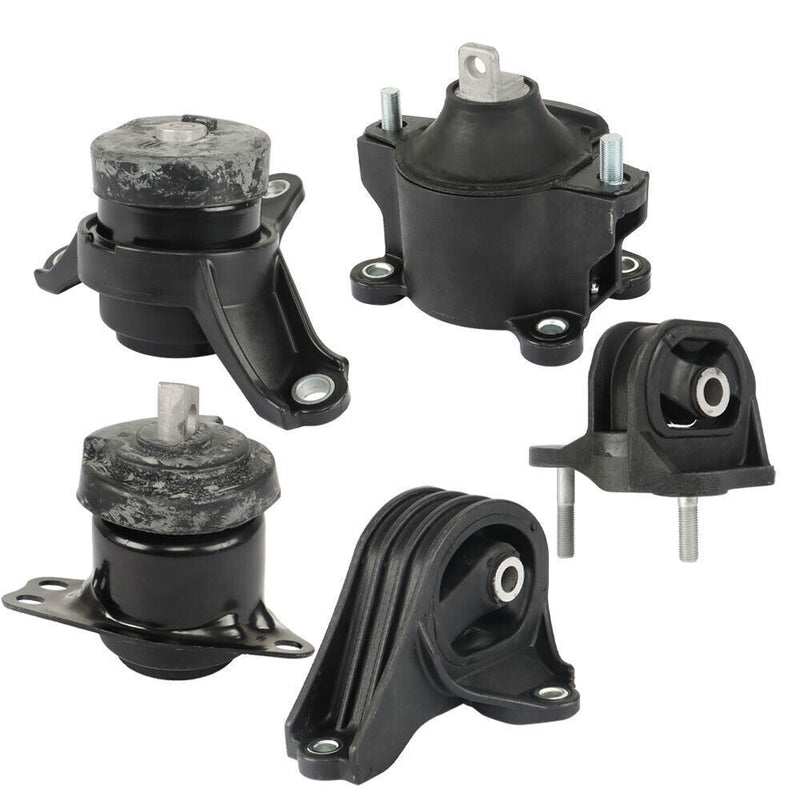 DURAFORCE For 13-17 Honda Accord 2.4L Engine Only AT CVT Trans 5x Motor Mount Set