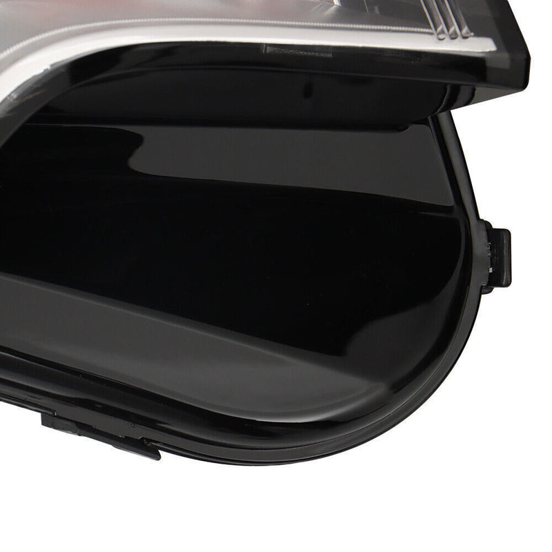 DURAFORCE Right&Left Headlights For 2011-2014 Ford Edge Halogen Chrome Clear Lamps