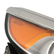 DURAFORCE Right&Left Headlights For 2011-2014 Ford Edge Halogen Chrome Clear Lamps