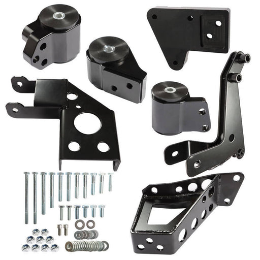 DURAFORCE DC Engine Mounts Black For Civic EG K20 K24 K-Series DC2 EG6 1992-1995