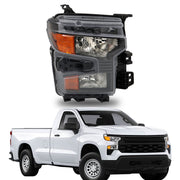 DURAFORCE Right Headlight For 2022-2024 Chevrolet Silverado 1500 W/Halogen Clear