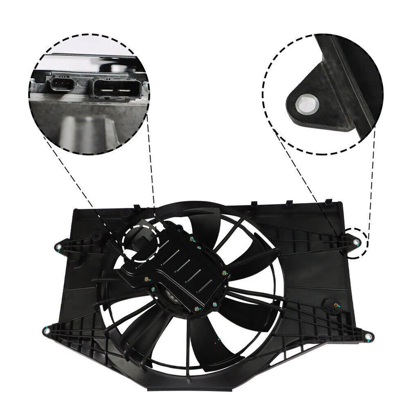 DURAFORCE Radiator Cooling Fan Assembly For 2016-2020 Honda Civic l4 1.5L 624610