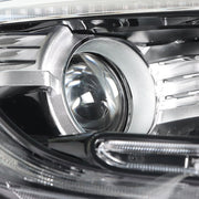 DURAFORCE RH+LH Headlight For 2017-2022 Honda CR-V Halogen W/LED DRL Black Housing