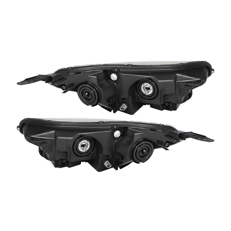 DURAFORCE RH+LH Headlight For 2017-2022 Honda CR-V Halogen W/LED DRL Black Housing
