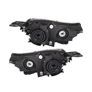 DURAFORCE RH+LH Headlight For 2017-2022 Honda CR-V Halogen W/LED DRL Black Housing