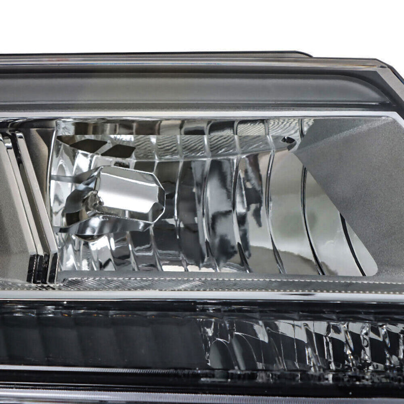 DURAFORCE Right Headlight For 2016-2018 Ford Explorer Halogen w/LED DRL Clear Lens