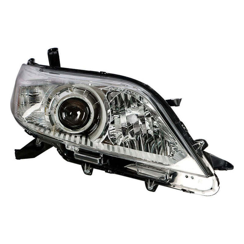 DURAFORCE Right Headlight For 2011-2020 Toyota Sienna Chrome Housing Halogen Clear