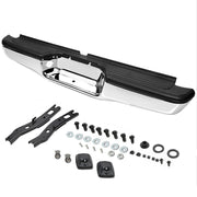 DURAFORCE Rear Step Bumper Assembly Steel For 1995-2004 Toyota Tacoma Chrome