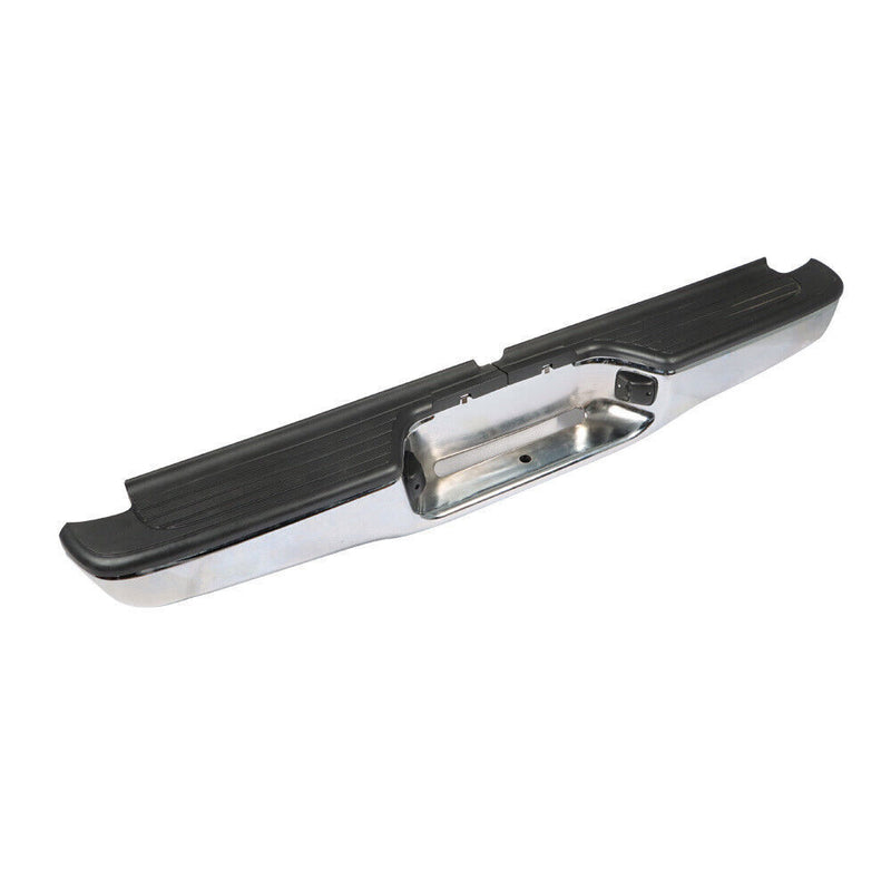 DURAFORCE Rear Step Bumper Assembly Steel For 1995-2004 Toyota Tacoma Chrome