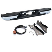 DURAFORCE Steel Rear Bumper Assembly For 1999-2007 Silverado Sierra 1500 W/Bracket