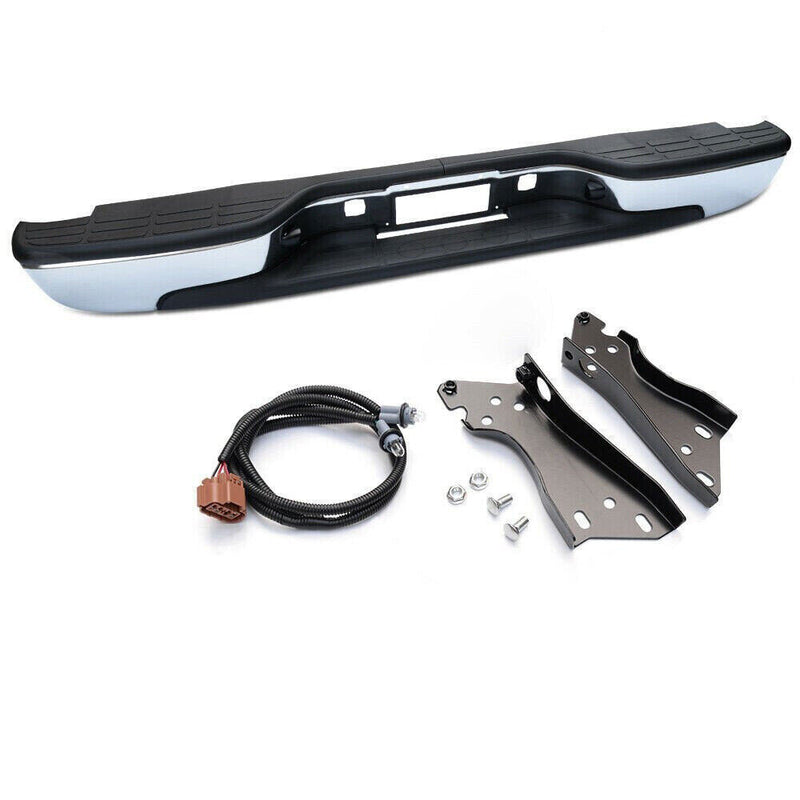 DURAFORCE Steel Rear Bumper Assembly For 1999-2007 Silverado Sierra 1500 W/Bracket